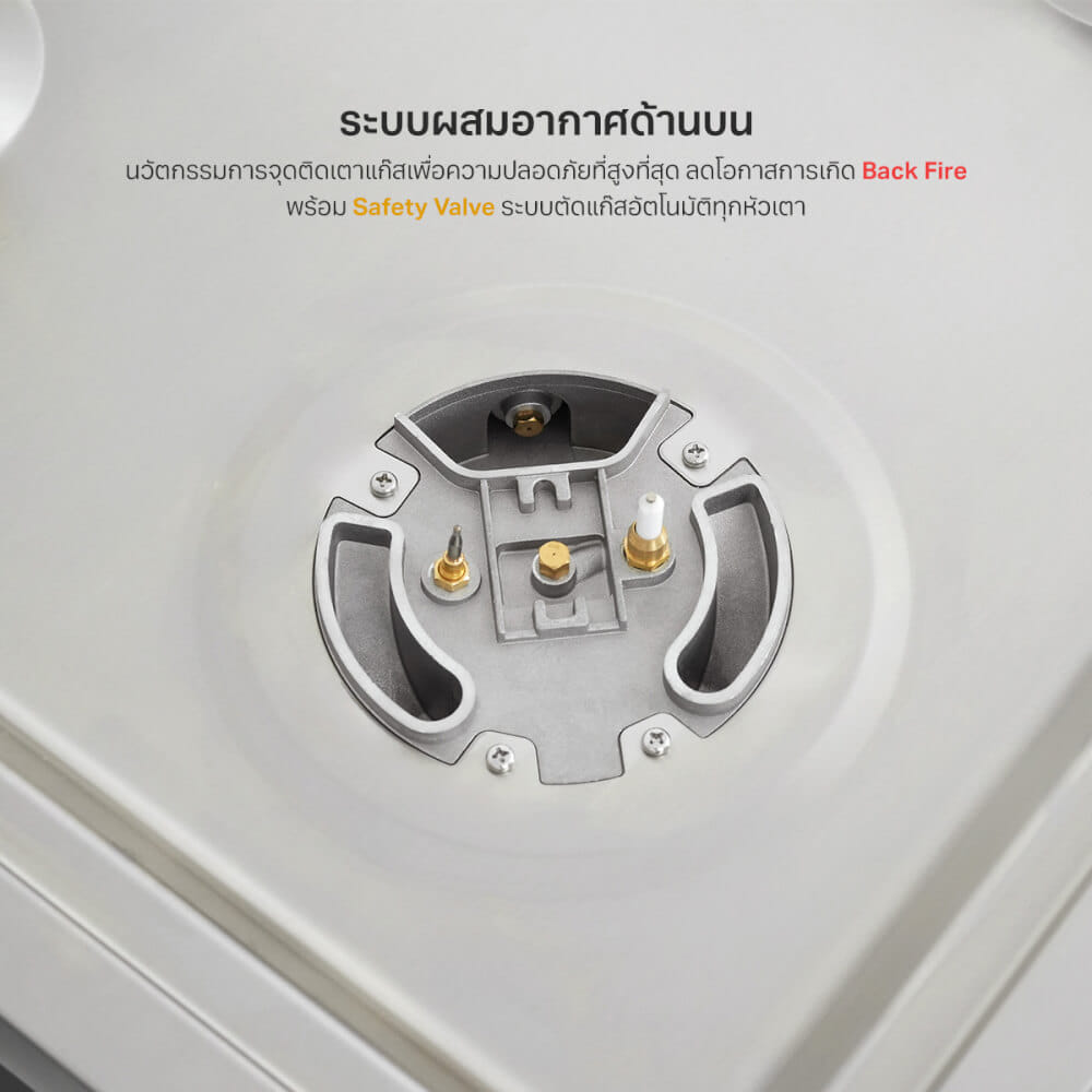 เตาแก๊สพร้อมเตาอบตั้งพื้น EVE รุ่น ORLY MATT สี GRAPHITE ขนาด 60 เซนติเมตร_4